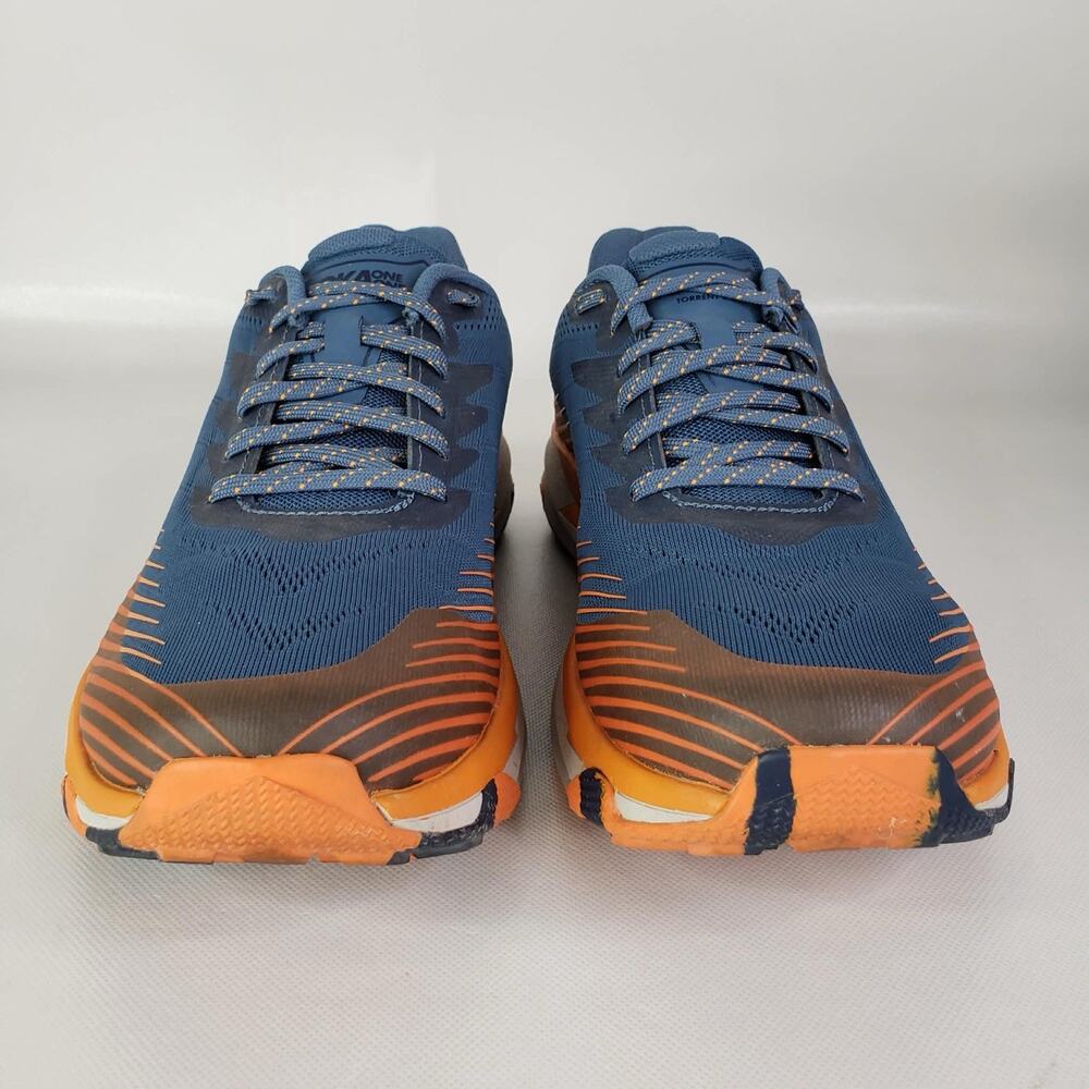 Hoka One One Torrent 2 Running Shoes Mens 12.5 Navy Orange 1110496 Trail Sneaker - Picture 2 of 9